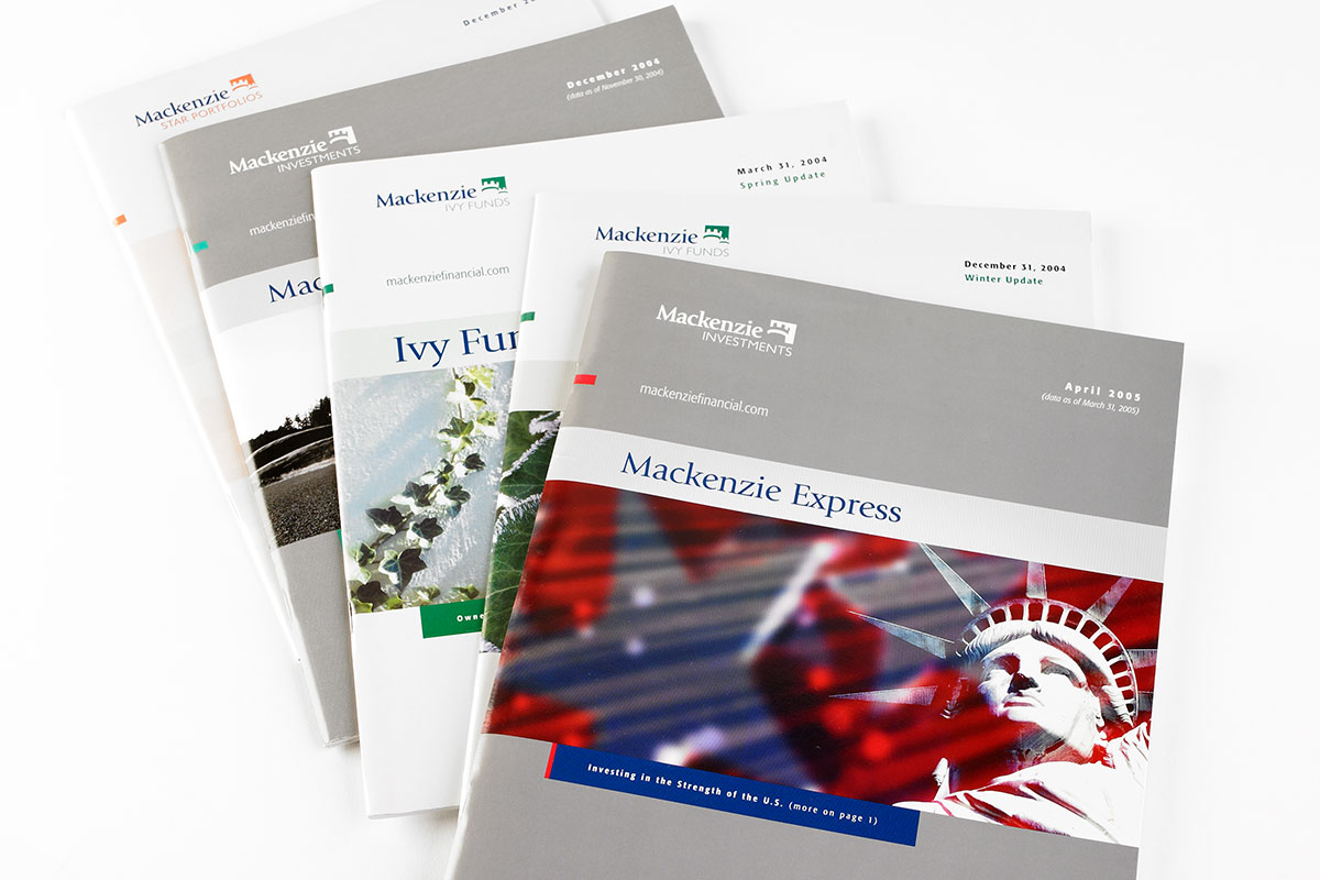 Five fund report publications including Mackenzie Express