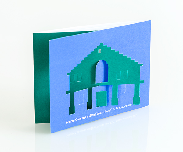 C.A. Ventin Architects intricate holiday card