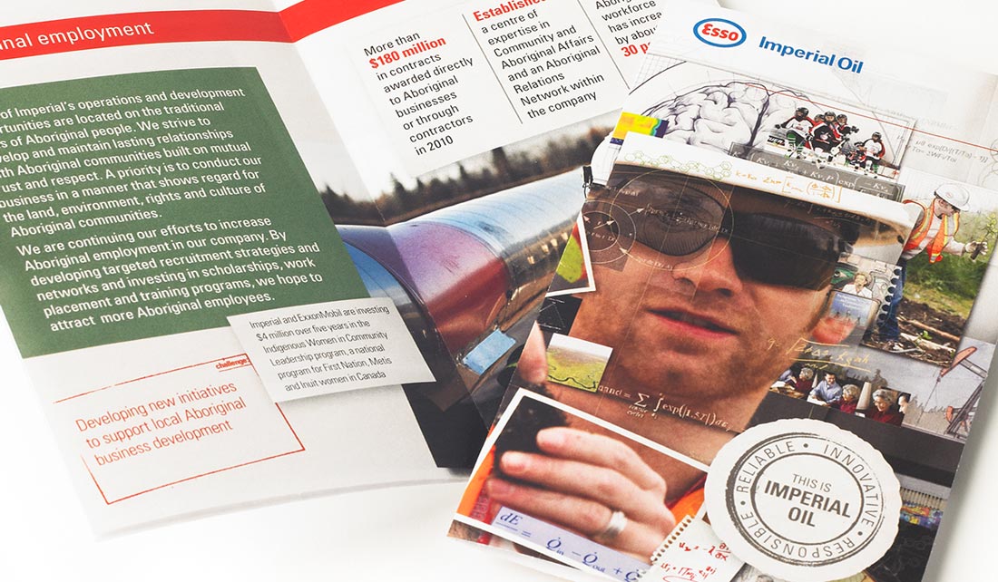 Corporate Citizenship Report cover and spread